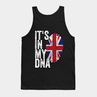 IT'S IN MY DNA British Flag England UK Britain Union Jack Tank Top